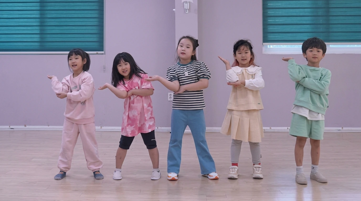 발레 기초 활동 모습